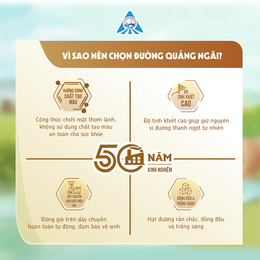 Đường vàng Đường Quảng Ngãi 1kg