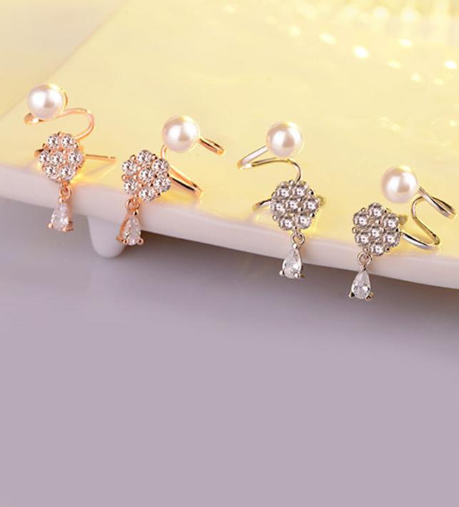 Bông tai lồng đèn nạm đá zircon BHBT280