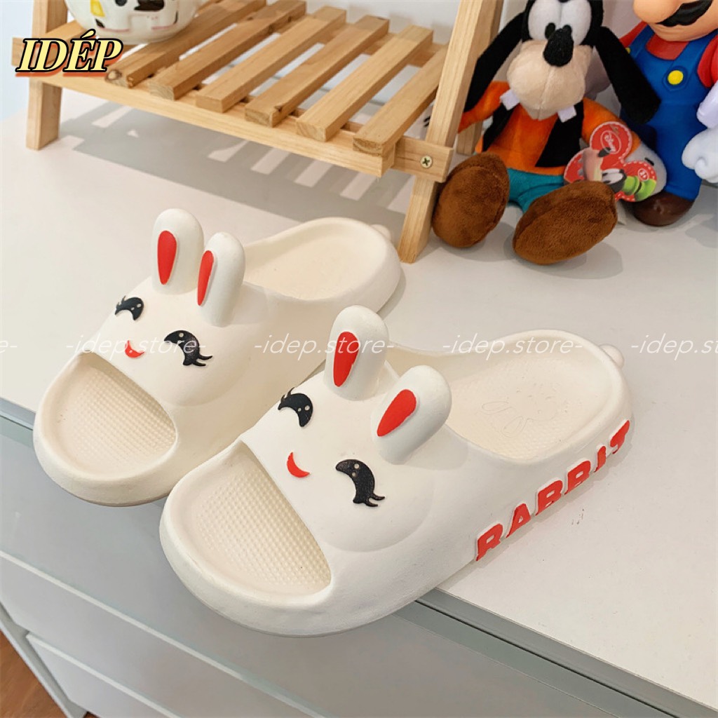 Dép nữ đi trong nhà Thỏ Rabbit dễ thương Ulzzang đúc liền khối siêu nhẹ êm chân Maipy DL240