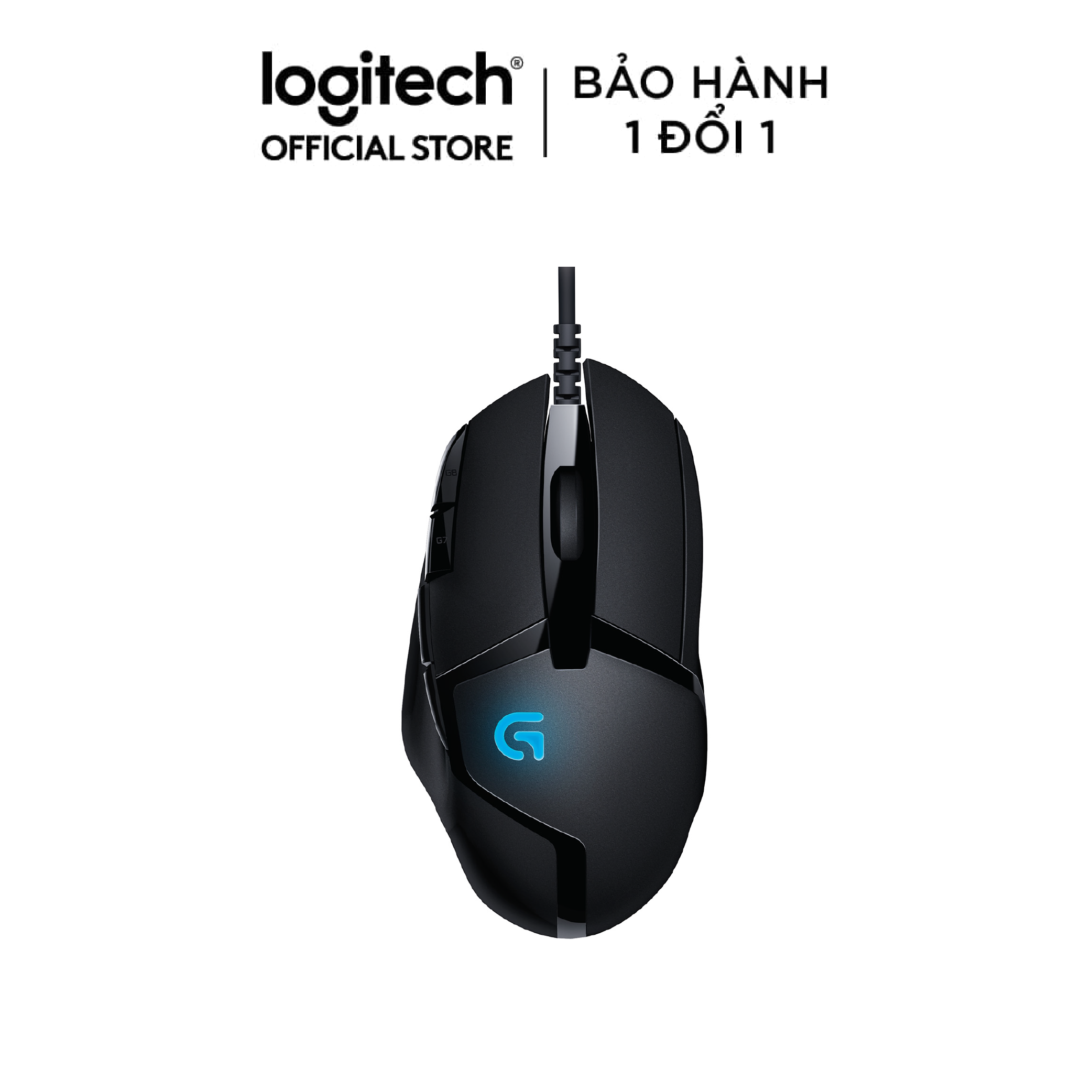 Chuột Chơi Game Có Dây Logitech Hyperion Fury G402 4000DPI LED 8 Phím - Hàng Chính Hãng