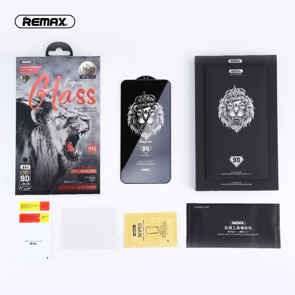 Kính cường lực Remax 9H cho iPhone X-Xs, Xr, Xs Max_Hàng Nhập Khẩu