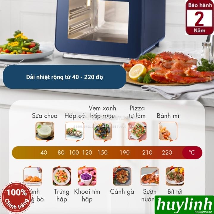 Nồi chiên - hấp hơi nước siêu nhiệt Dingo DSF16 - Dung tích 16 lít - 21 chức năng - [Tặng máy xay DCB500 đến 15-2] - Hàng chính hãng