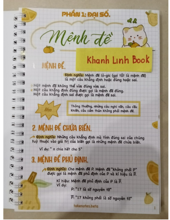 Sách - Combo Takenote Toán + tiếng anh lớp 10