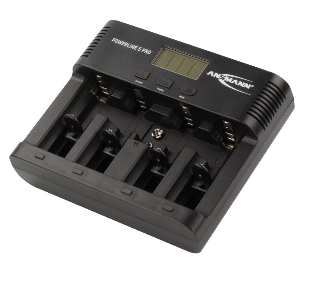 Bộ sạc pin POWERLINE 5 Pro ANSMANN - Hàng Nhập Khẩu