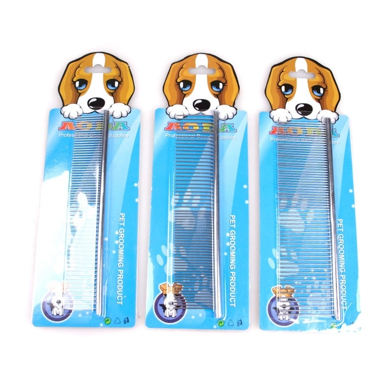 Lược Chải Lông Cho Chó - Petcomb For Dog, Chất Liệu Inox