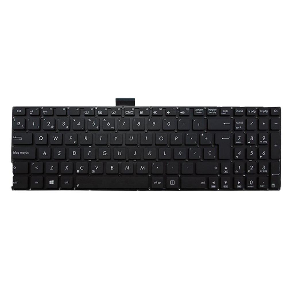 New Black Spanish Layout Keyboard without Frame for ASUS K555 X555 Desktop