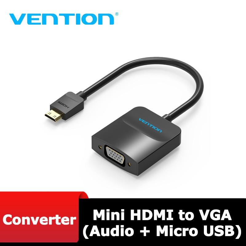 Cáp chuyển đổi Mini HDMI ra VGA - Vention AGABB - Hàng chính hãng