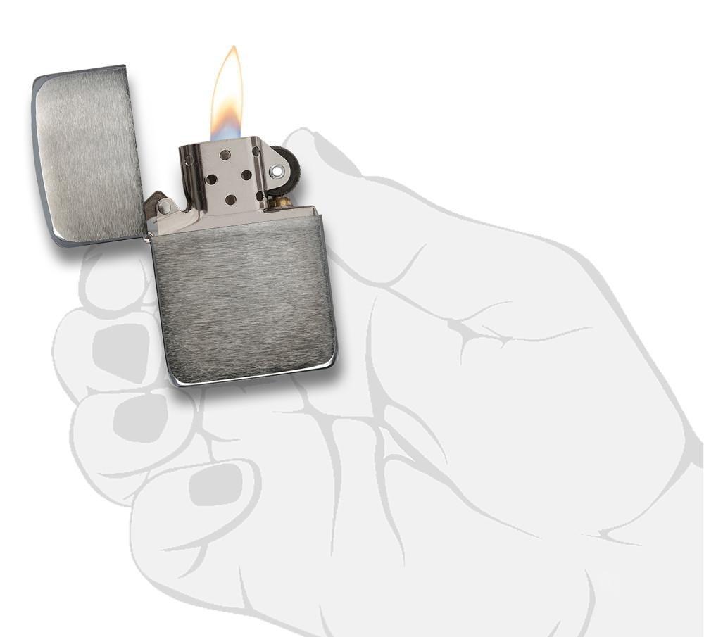 Bật Lửa Zippo 1941 Replica Black Ice (Dark Chrome) 24096