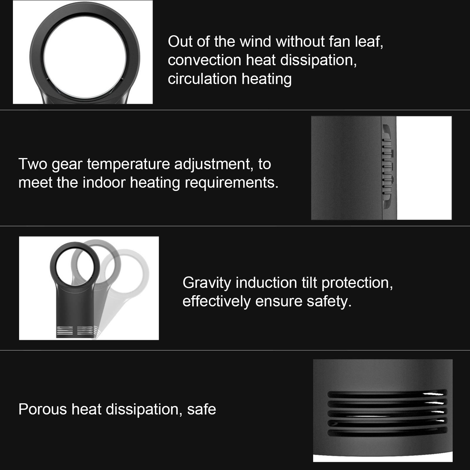 Máy sưởi không gian mini có thể làm nóng nhanh trong 3 giây, tiết kiệm năng lượng và an toàn