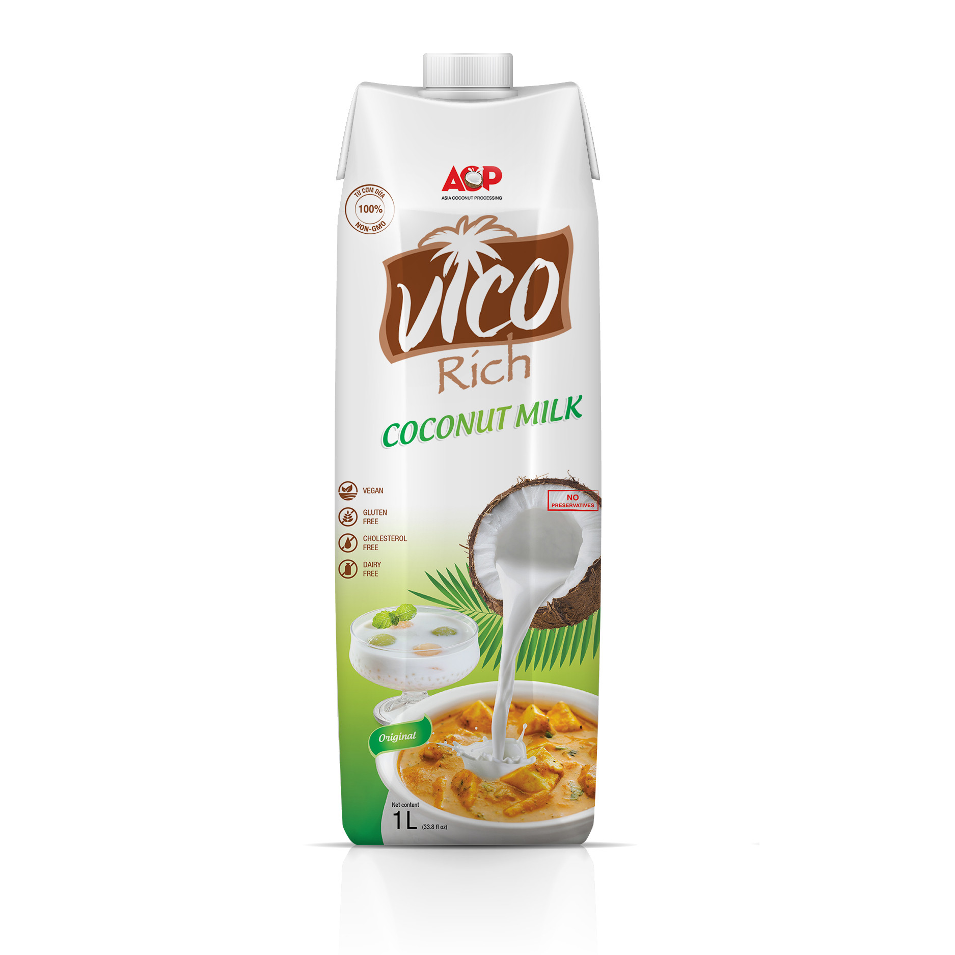 HỘP NƯỚC CỐT DỪA UHT VICO RICH 1L