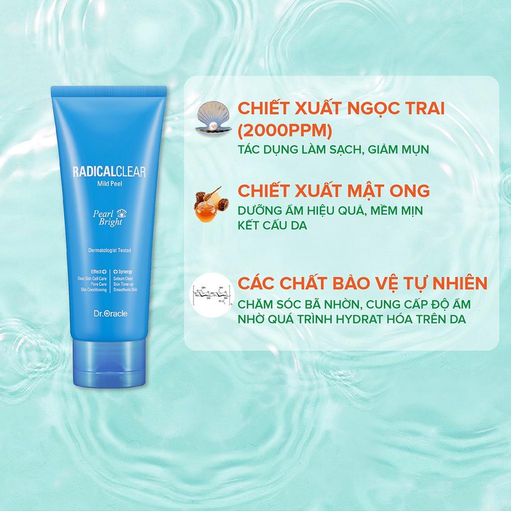 Gel Tẩy Tế Bào Chết DR.ORACLE Radical Clear Mild Peel Bright 100ml - Giảm Mụn Sáng Da Dành Cho Da Nhạy Cảm