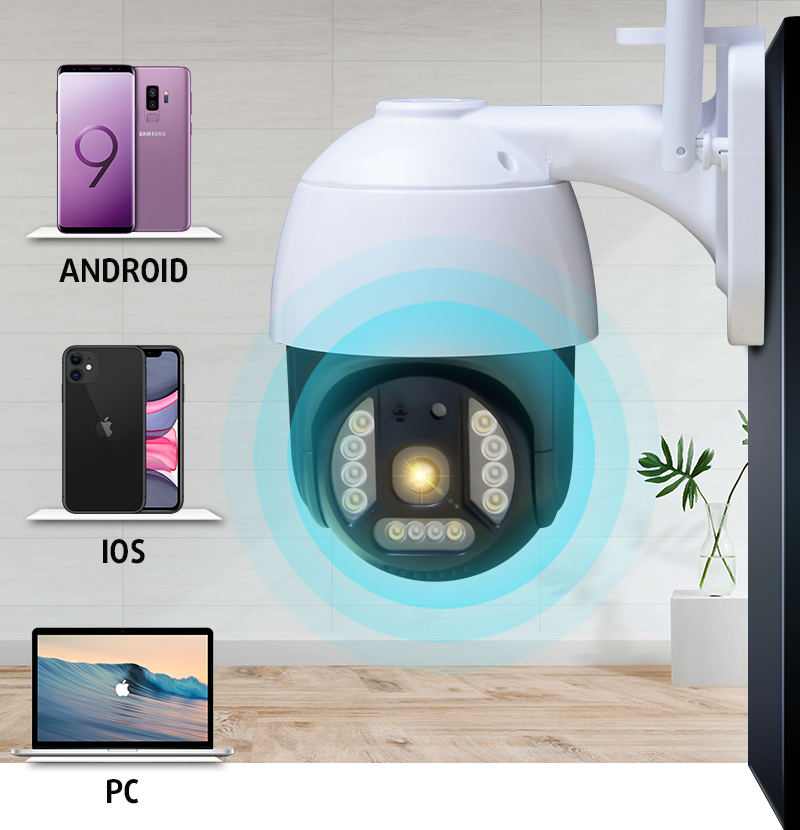 Camera Wifi Quan Sát Ngoài Trời LV-200, FULL HD, Xoay 355 Độ, Ban Đêm Có Màu - Hàng Chính Hãng