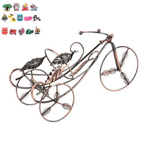 Dụng cụ trang trí bình rượu, xe kéo đựng bình rượu 40 x 10 x 17.5 cm+ Tặng kèm hình dán