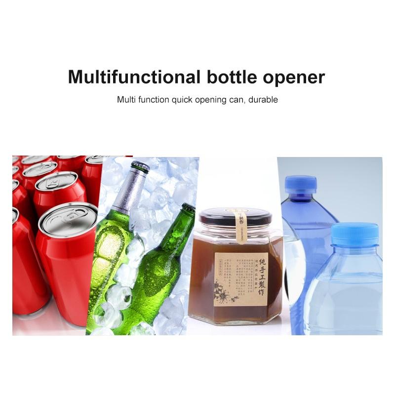 Stainless Steel Corkscrew Portable Can Opener Can Opener Beverage Cans Beer Opener Kitchen Gadgets Party Supplies 4 In 1
