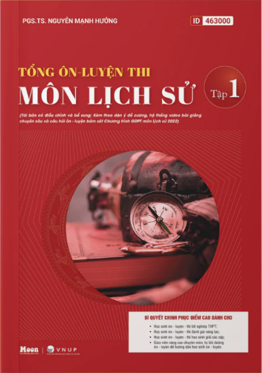 Sách - Tổng Ôn Luyện Thi Môn Lịch Sử - Tập 1 + 2 (Moon)