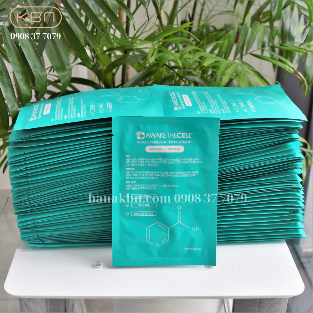 100, 50 Miếng Mặt Nạ Làm Dịu Da SOOTHING Awakethe Cell Hàn Quốc - Phục Hồi, Làm Dịu (Chính Hãng)