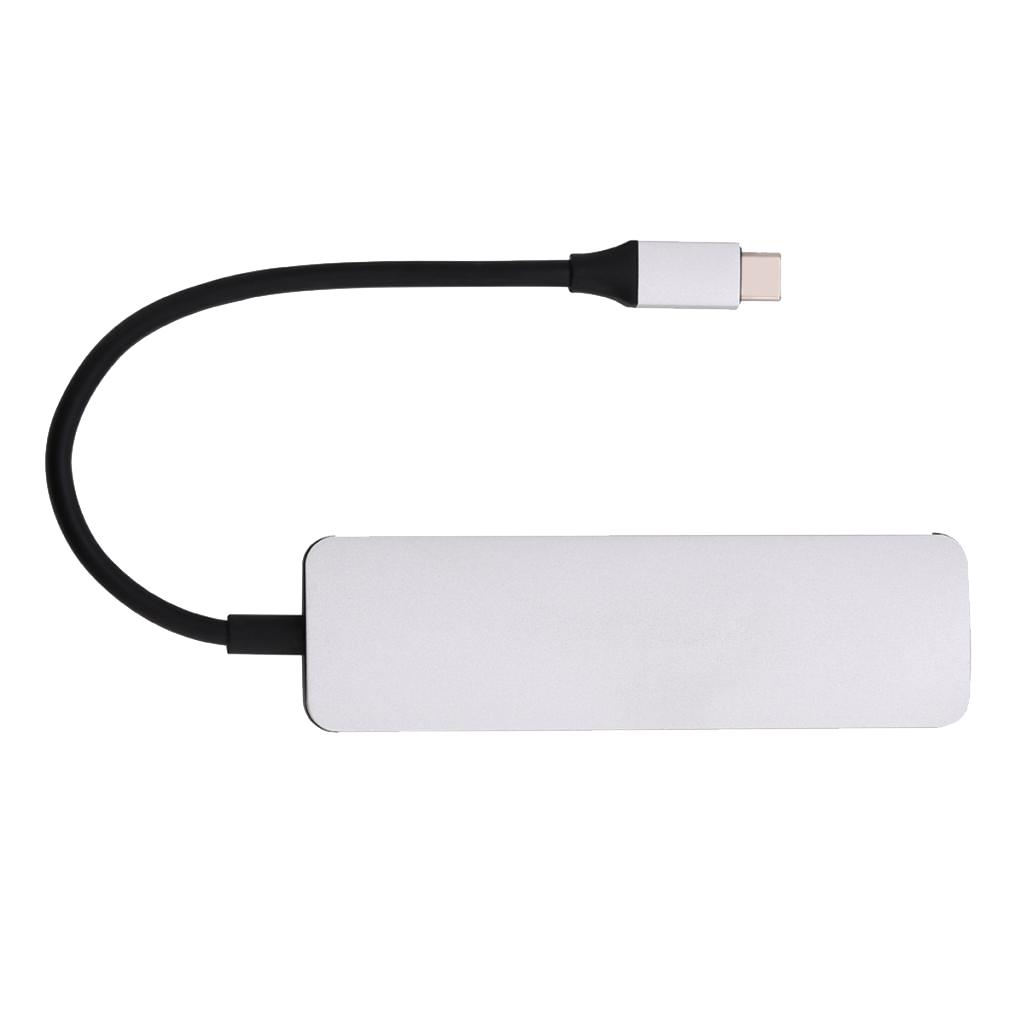 USB Hub Adapter, Type-C to USB 3.0 Converter and Card Reader for SD TF For