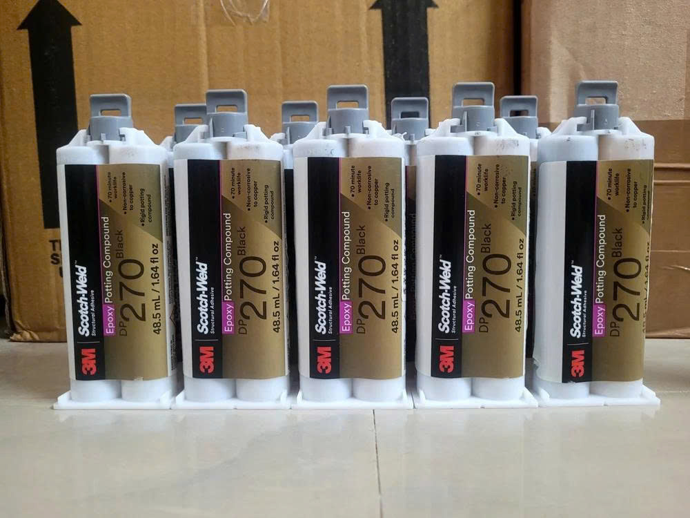Keo Cường Lực Cao 3M Scotch-Weld DP270, Màu Đen, 48.5 mL, 12 Chai/Thùng