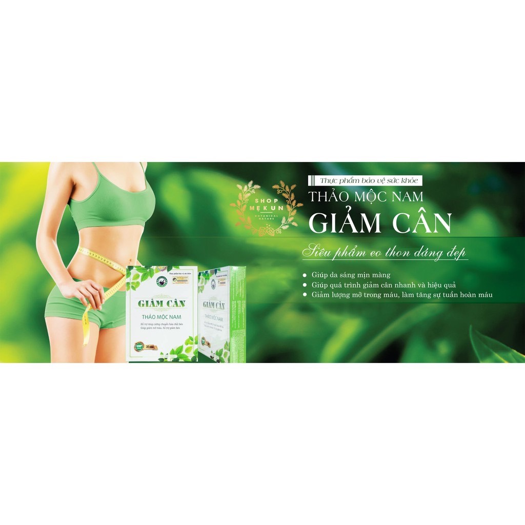  Giảm Cân Thảo Mộc Nam Organic [ Combo 3 hộp ]