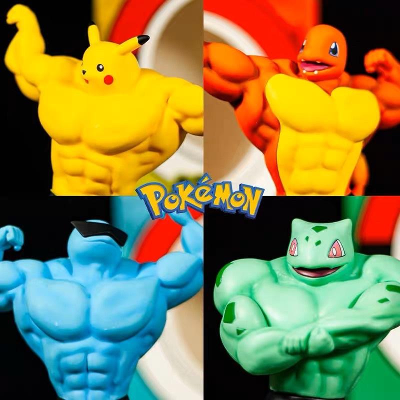 Mô hình Cơ bắp Pokemon Tập thể dục thể hình trang trí