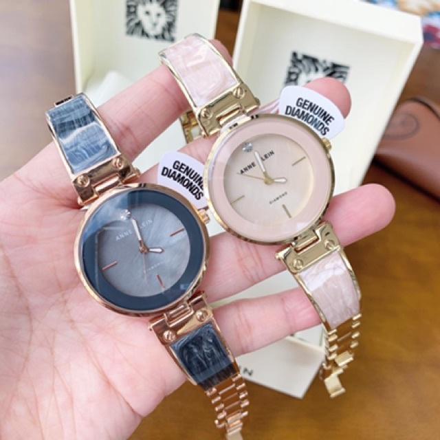 Đồng Hồ Nữ ANNE KLEIN Model AK/2512GYRG vòng kiềng thời trang công sở văn phòng