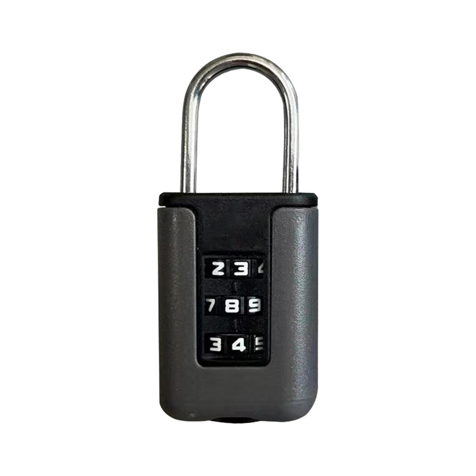3 Digit Combination Lock Luggage Lock Non Destructive Check Durable Pp Case Code Lock Suitcases Padlock for Going Outdoor Travel