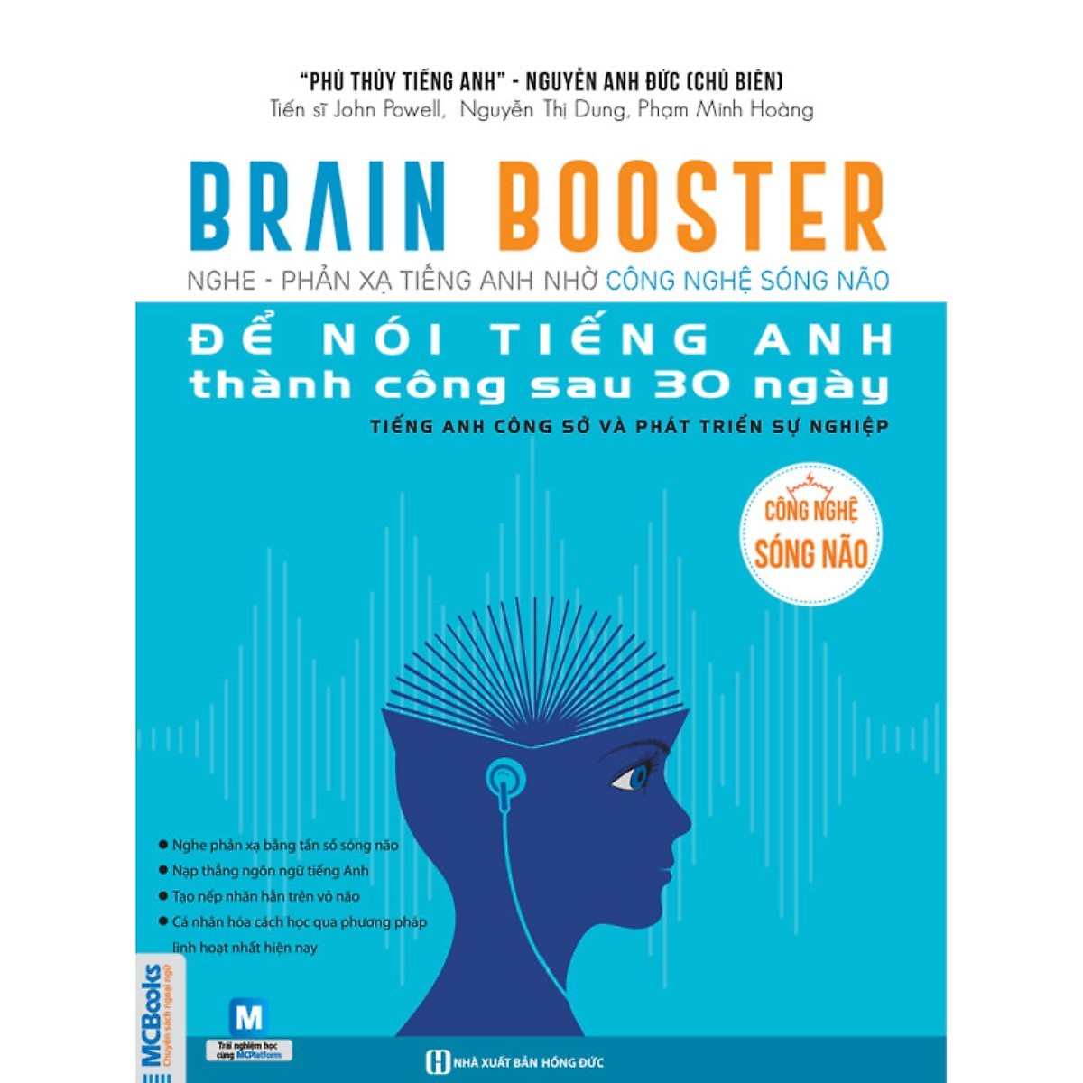 Combo 2 Bộ Sách Brain Booster - Nghe - Phản Xạ Tiếng Anh Nhờ Công Nghệ Sóng Não (Học kèm App Mcbooks Application)