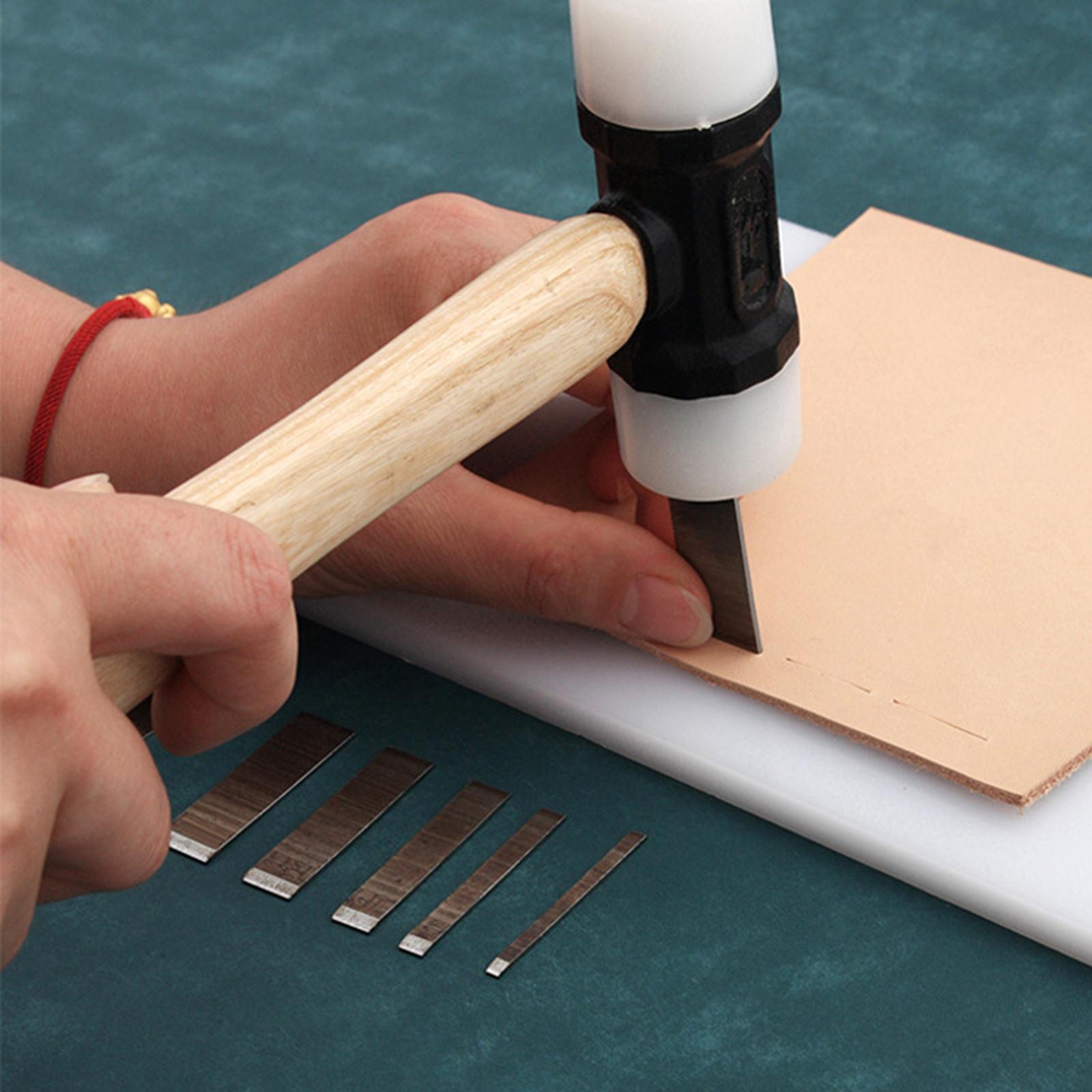 8x Leather Die Cutter Cutting Mold Puncher Stencil Leather Craft Tool Wallet