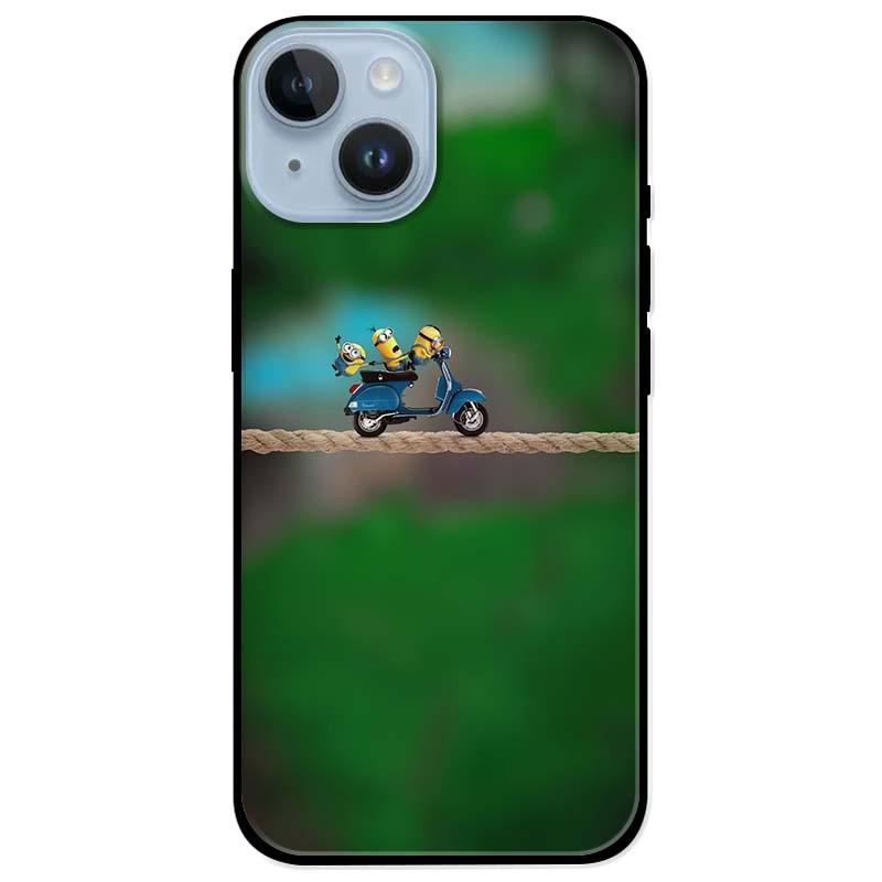 Ốp lưng dành cho Iphone 14 - Iphone 14 Plus - Iphone 14 Pro - Iphone 14 Pro Max - Ba Chú Mini Lái Xe