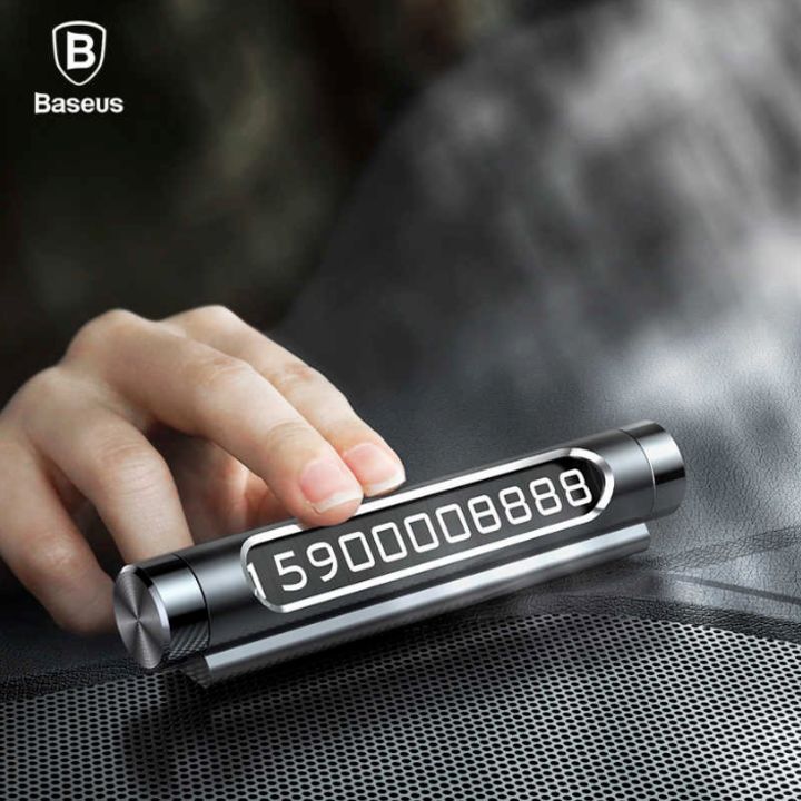 Bảng số điện thoại trên ô tô, xe hơi Baseus ACNUM