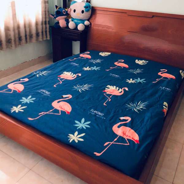 Ga chống thấm cho bé chất liệu cotton Hàn Quốc cao cấp A - kích thước 1m6x2m/1m8x2m