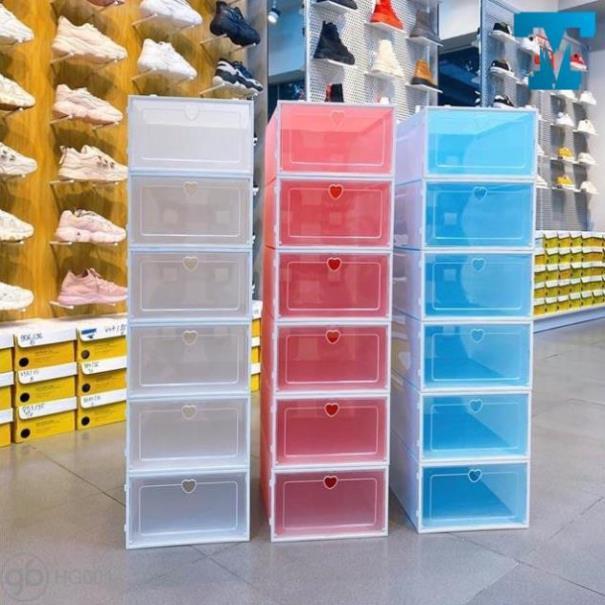 Hộp Đựng Giày Nắp Nhựa MIKA Đa Năng Tiện Dụng 33 x 23 x 13 cm