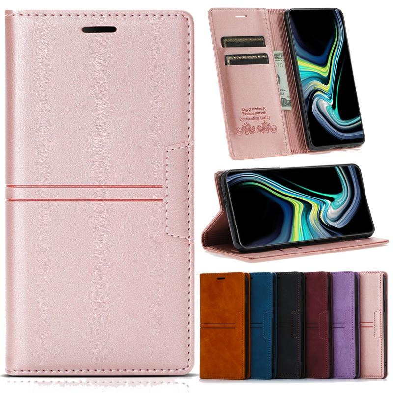 Ốp điện thoại da nắp lật từ tính cho OPPO A5 A9 2020 A52 A72 A92 A35 2021 A8 A31 2020 FIND X2 LITE FIND X3 X3PRO LITE FIND X3 NEO