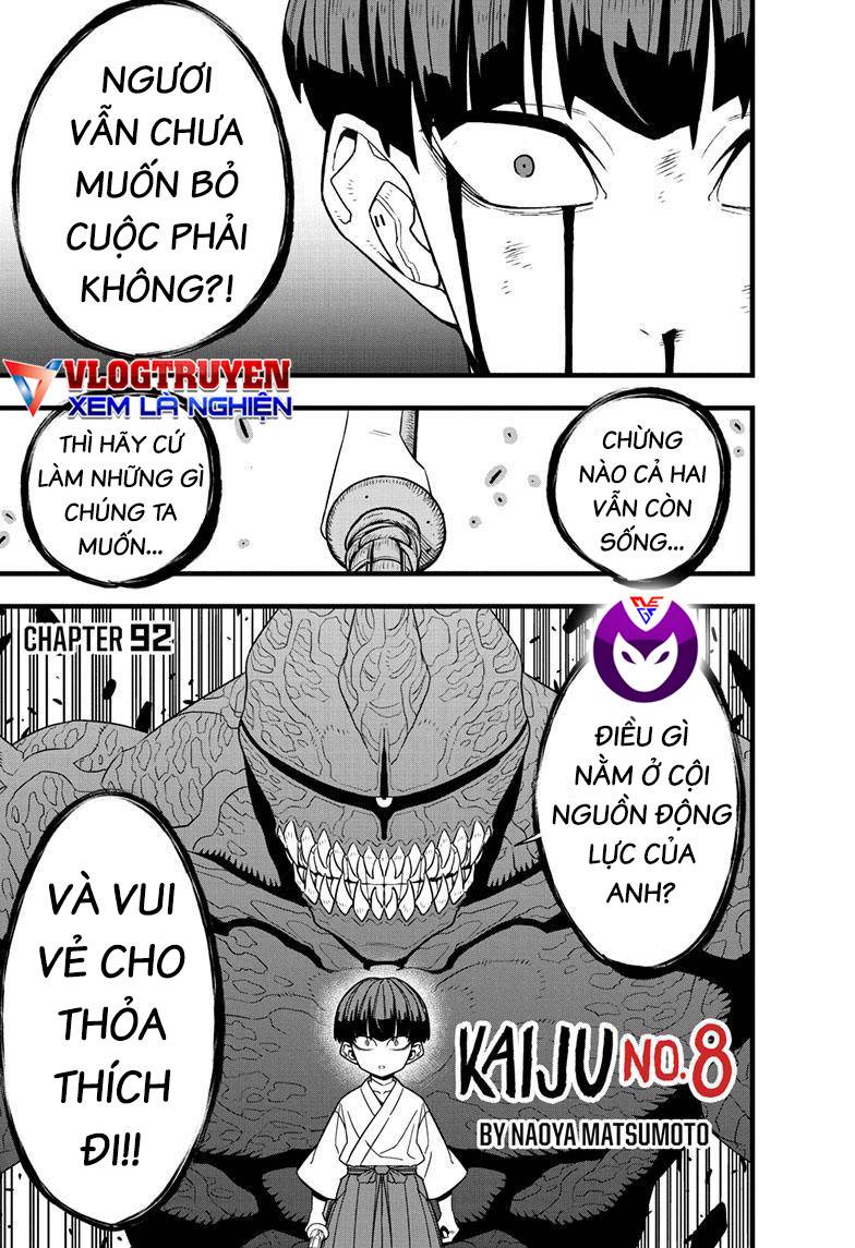 hôm nay - tôi hóa kaiju chapter 92 1