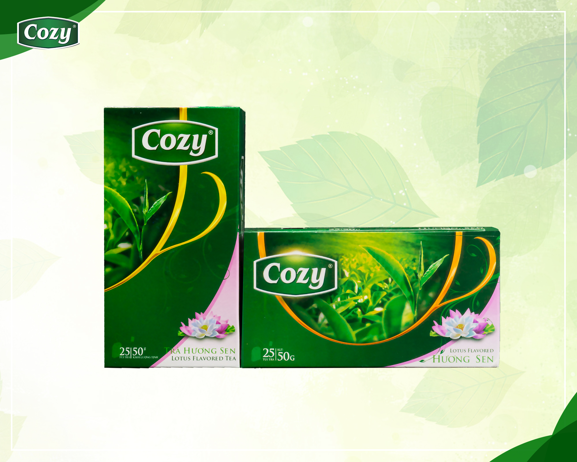 Trà Sen Cozy hộp 50g (2g x 25 túi)