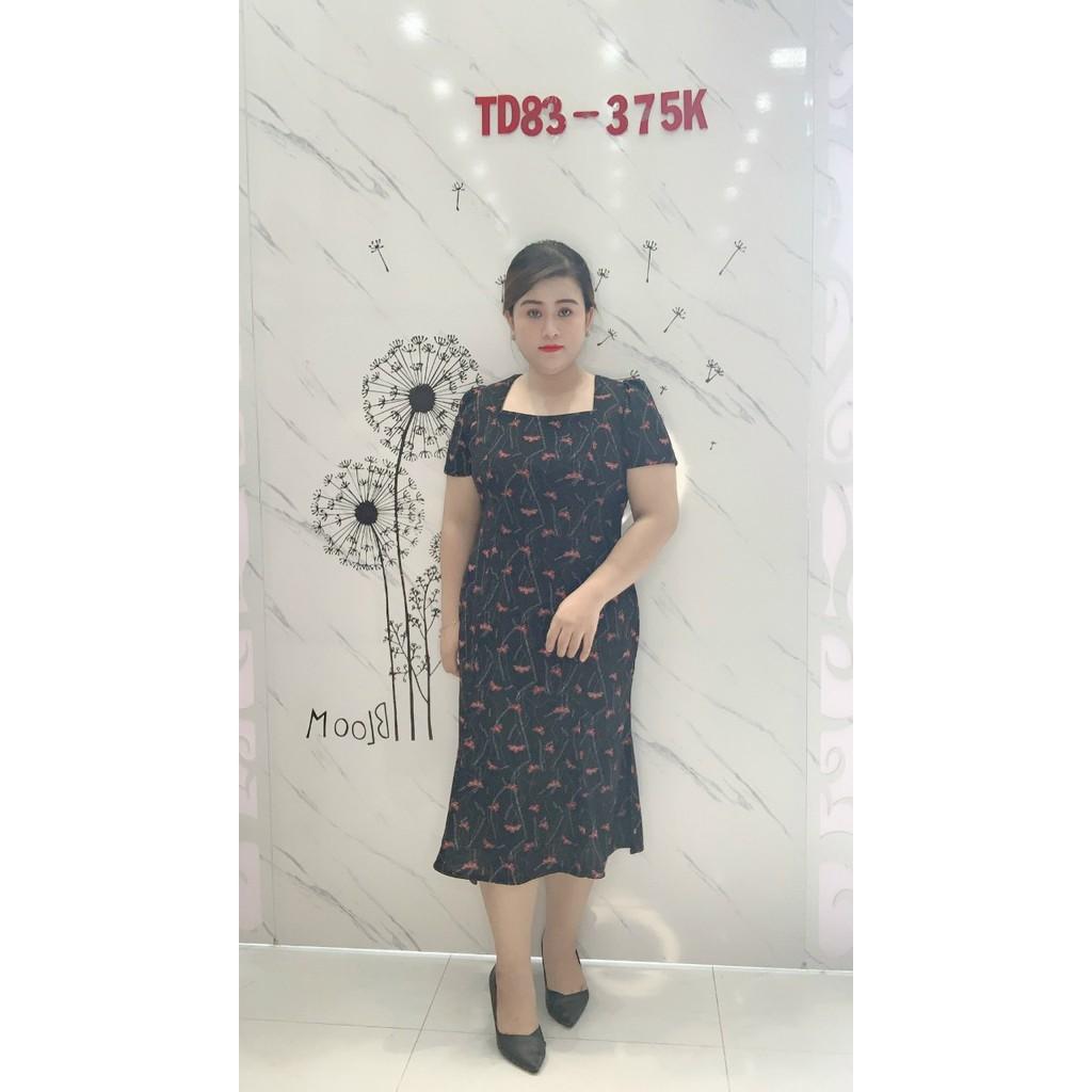 TD83- ĐẦM CỔ VUÔNG ĐUÔI CÁ BIGSIZE