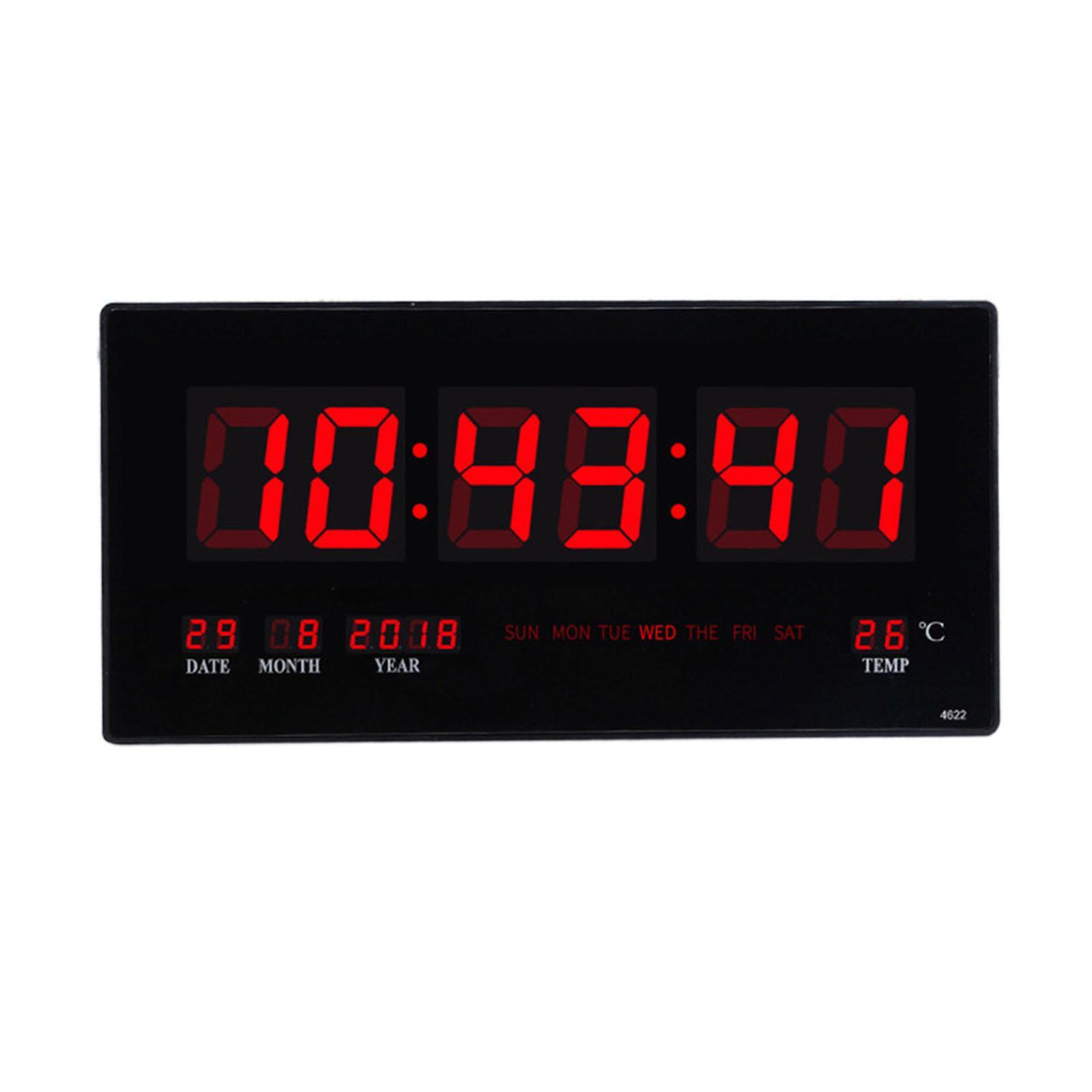 17'' LED Screen Clock 24H Time  US