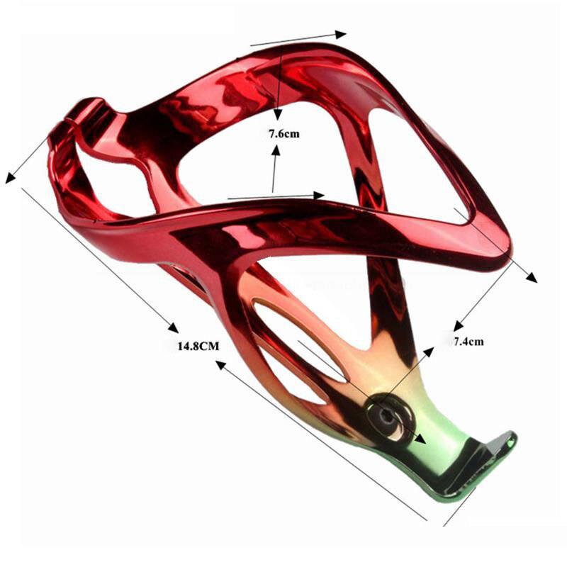 Electroplate Color Bicycle Bottle Holder Water Bottle Cage Mountain Bike Cup Holder Outdoor Ultralight Bike Water Bottles Holder