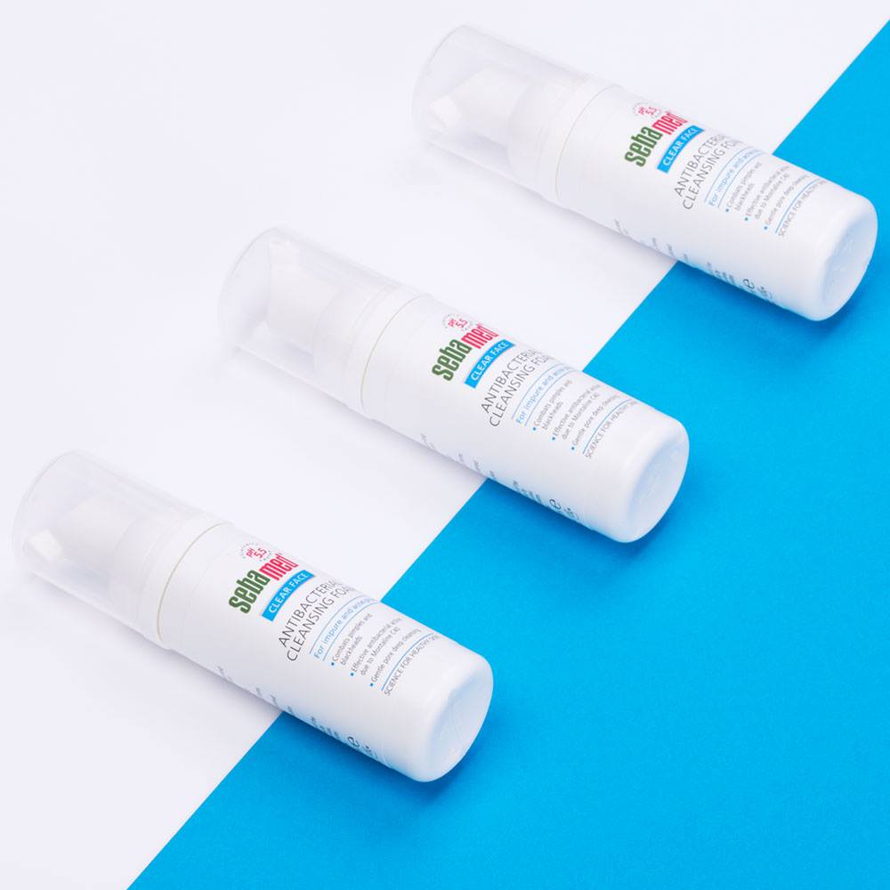 Sữa Rửa Mặt Tạo Bọt Sebamed Kháng Khuẩn Trị Mụn pH5.5 150ml