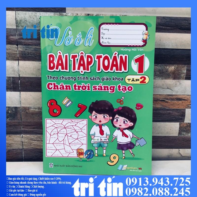 Vở oly BÀI TẬP TOÁN 1 CHÂN TRỜI SÁNG TẠO