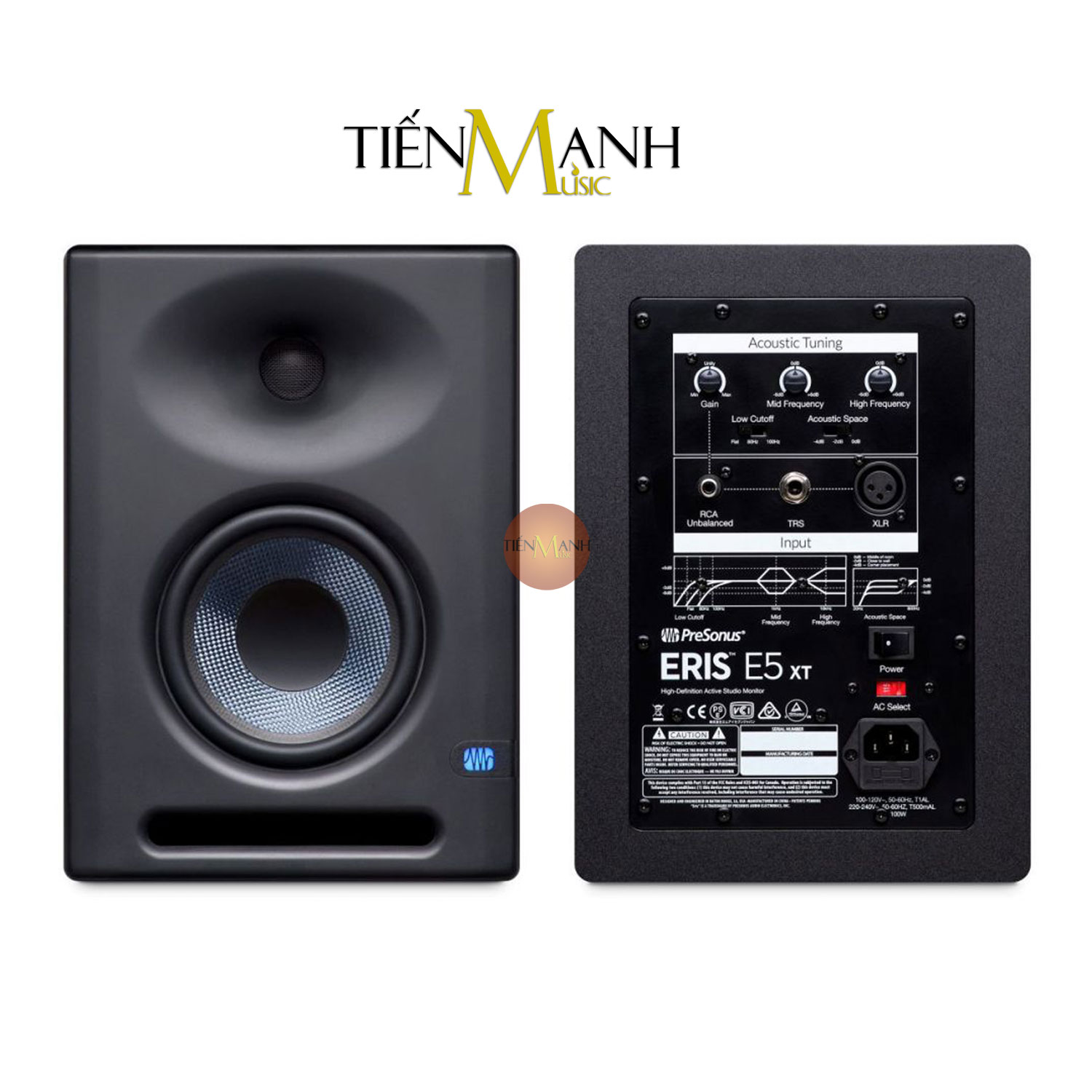 [Một Cặp] Presonus E5 XT Loa Kiểm Âm Nghe Nhạc Eris Powered Studio Monitor Speaker E5XT Pair Hàng Chính Hãng - Kèm Móng Gẩy DreamMaker