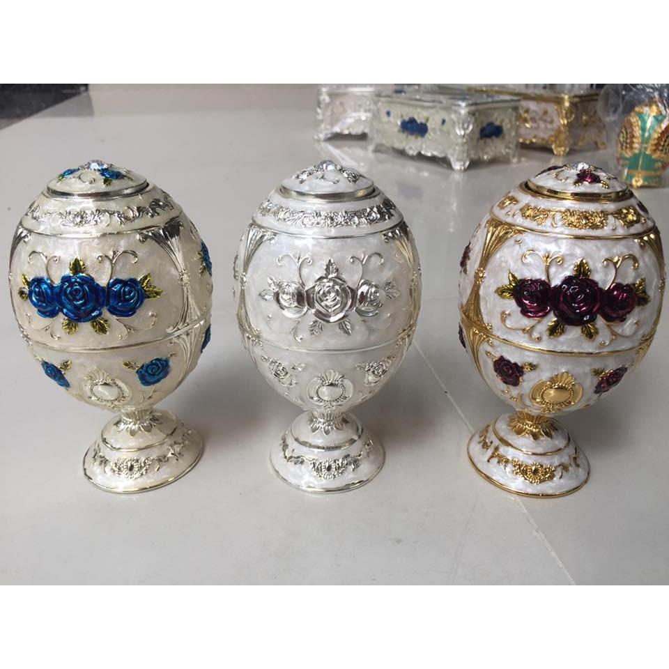 Lọ tăm hợp kim phong cách hoàng gia