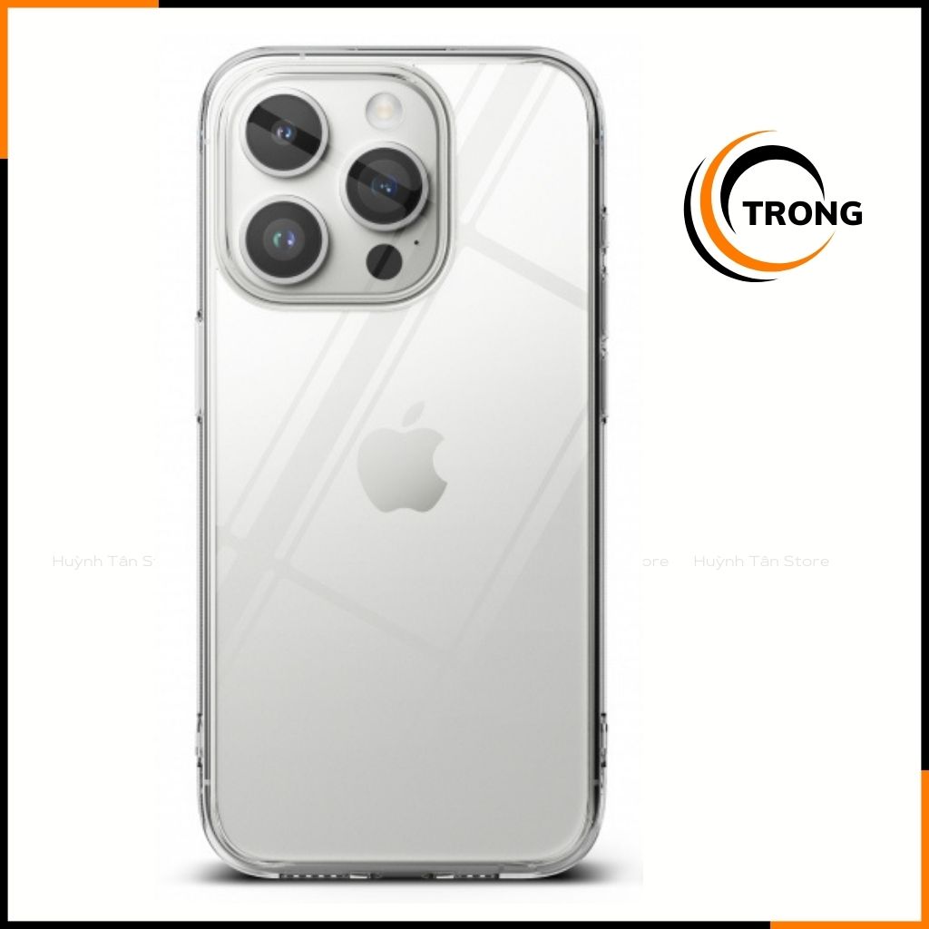 Ốp lưng iphone 15 pro max RINGKE chính hãng trong suốt chống sốc FUSION chống ố vàng phụ kiện huỳnh tân store - Hàng nhập khẩu