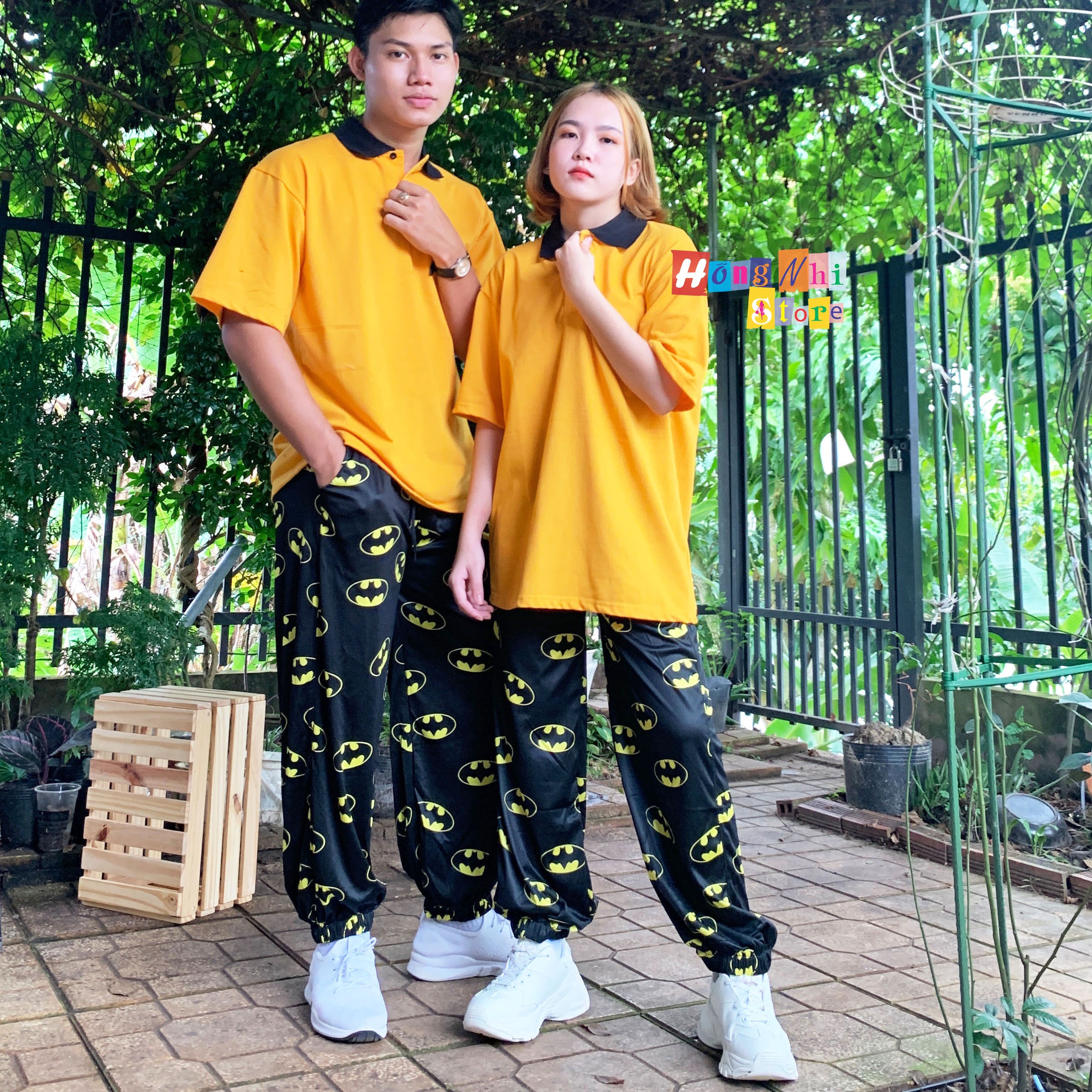 Quần Hoạt Hình Dài Bo Lai Batman Cartoon Pant V2 Oversize Ulzzang Unisex - MM - M