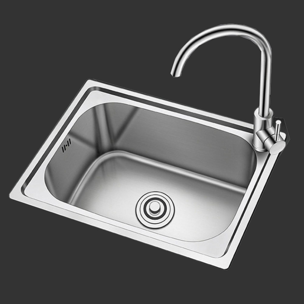 Chậu Rửa Chén Bát Schmidt 6045 1 Hố Đơn Inox Cao Cấp 201, Bồn Rửa Mặt, Chau Rua Chen, Nguyên Đúc 60x45x23 , Thiết Kế Kiểu Dáng Sang Trọng, Đẹp Mắt, Gọn Gàng- Hàng Chính Hãng