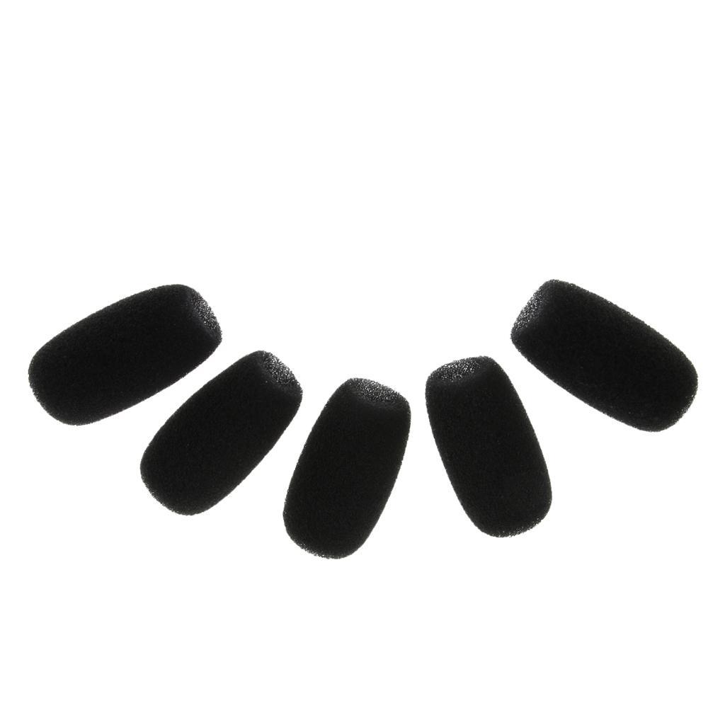5pcs Microphone Sponge Windscreen Cover Sponge for Conference Meeting Mic