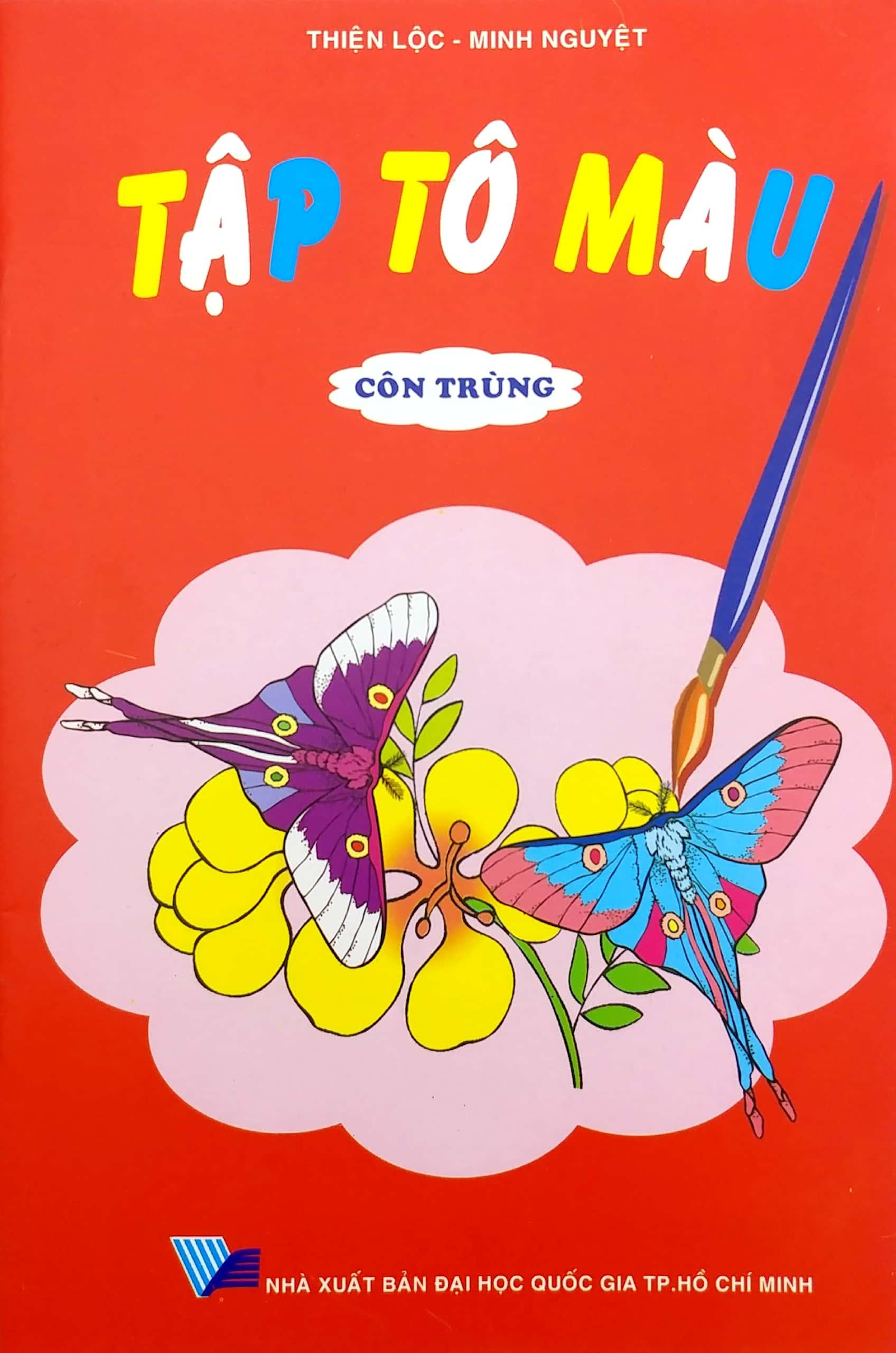 Tập Tô Màu - Côn Trùng