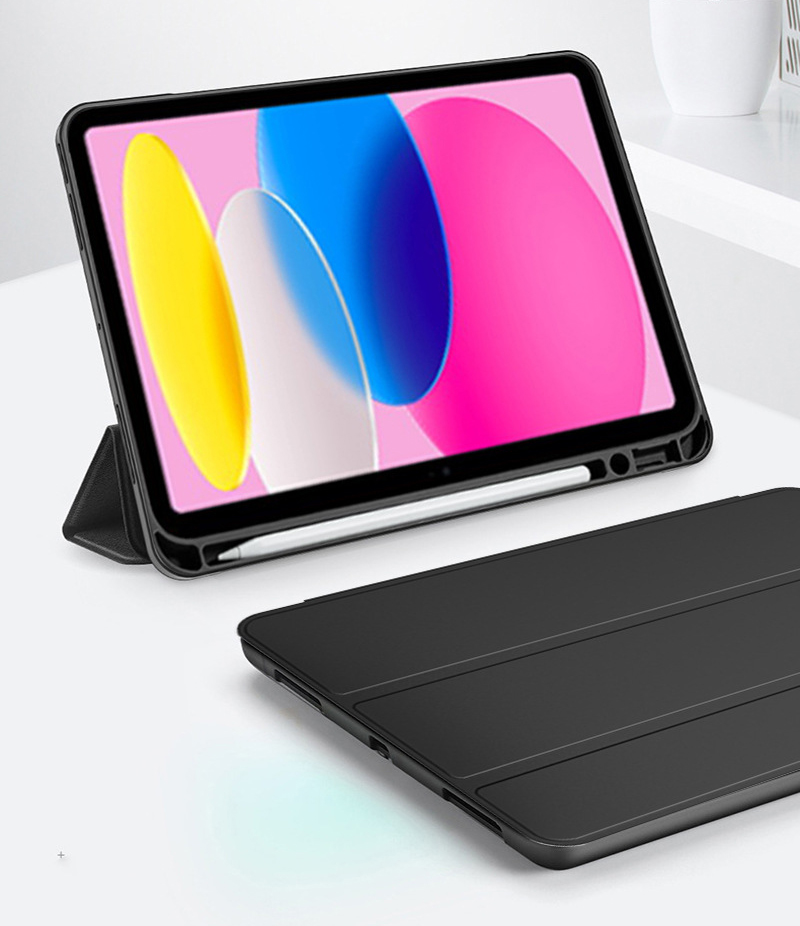 Bao Da Cover Dành Cho Ipad Gen 10 10.9 Inch 2022 Có Khe Cho Pencil Hỗ Trợ Smart Cover
