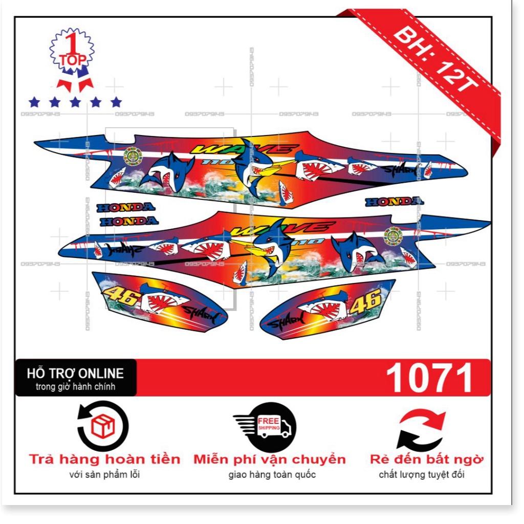 Tem rời wave 2016 cá mập