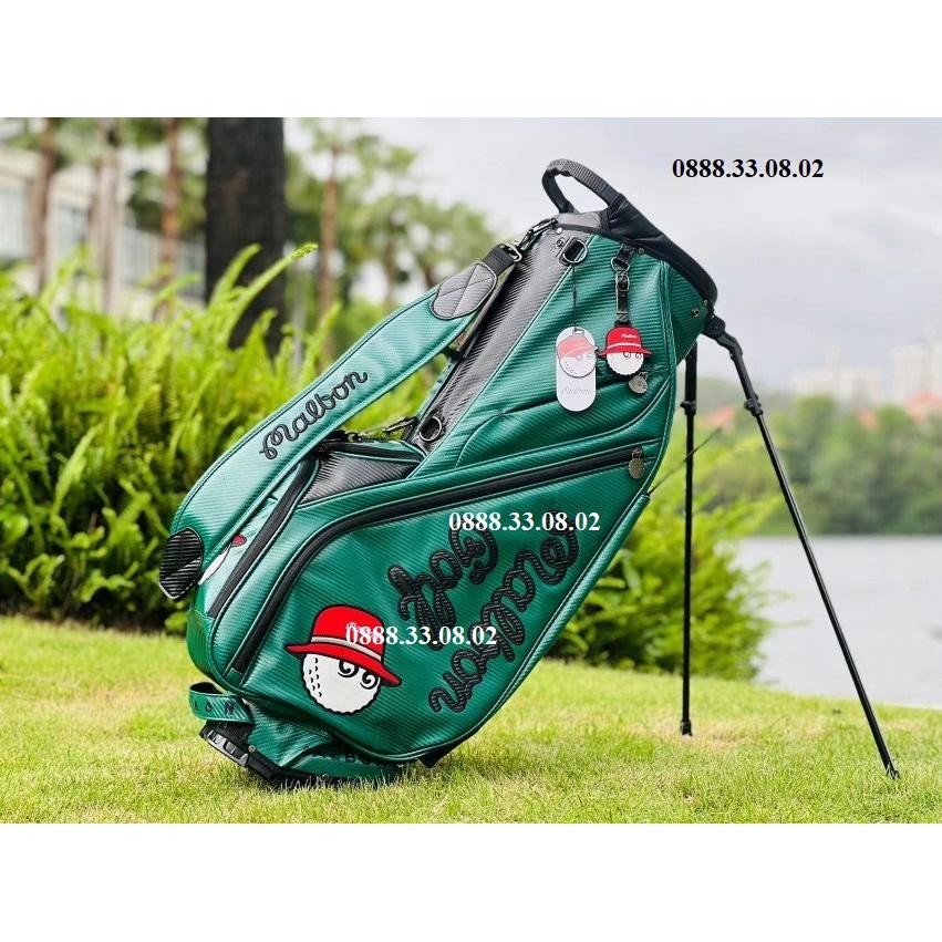 Túi Đựng Gậy Golf Malbon, Túi Gậy Golf Có Chân Chống Gọn Nhẹ Tiện Lợi